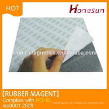 Isotropic A4 size fridge Natural rubber magnet with 3M adhesive paper